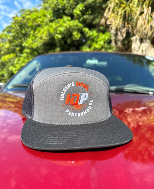 HDP Trucker Hat Grey/Black Holders Diesel Performance