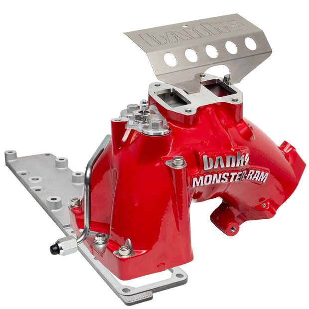 Monster-Ram Intake System for 07.5-12 Dodge Ram 2500/3500 6.7L Cummins Red Powdercoat Banks Power