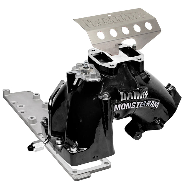Monster-Ram Intake System for 13-18 Dodge Ram 2500/3500 6.7L Cummins Black Powdercoat Banks Power