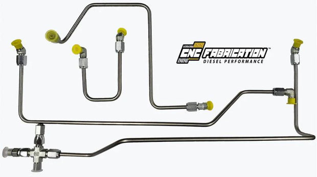 99.5-03 7.3L CNC Fabrication Bowl Retain 4 Line Feed Fuel Line Kit