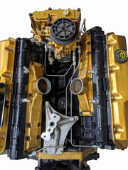 98.5-03 7.3L CNC Fabrication Bowl Retain 4 Line Feed Fuel Line Kit for T4 Mount Turbo