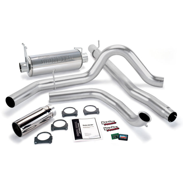 Banks Power 00-03 Ford 7.3L / Excursion Git-Kit - SS Single Exhaust w/ Chrome Tip