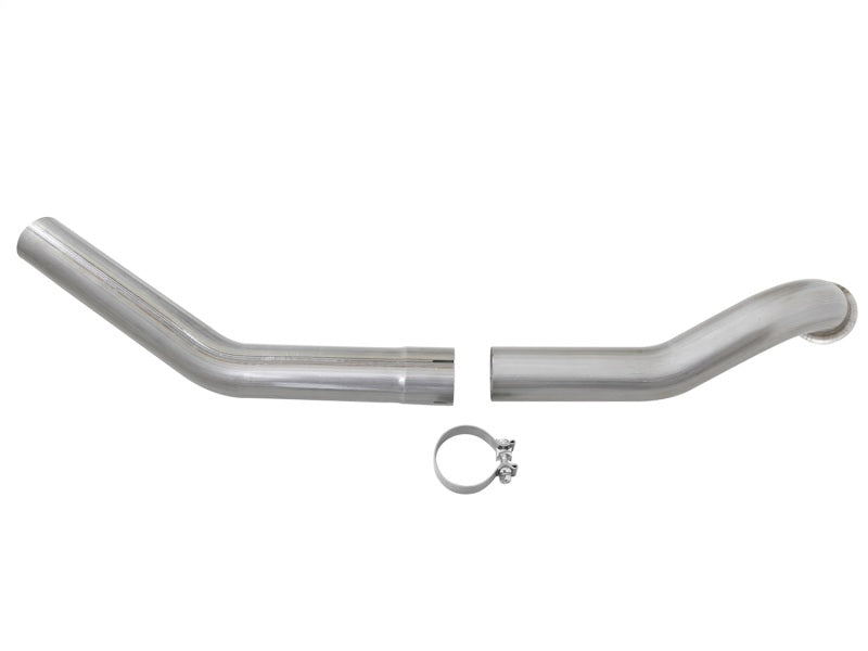 aFe ATLAS 4in Steel Down-Pipe 94-97 Ford Diesel Trucks V8