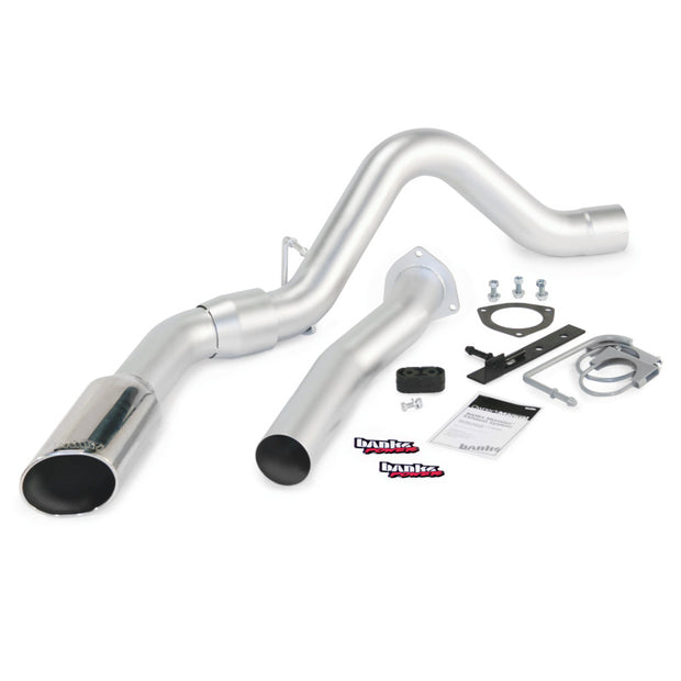 Banks Power 07-10 Chevy 6.6L LMM ECSB-CCLB Monster Exhaust System - SS Single Exhaust w/ Chrome Tip