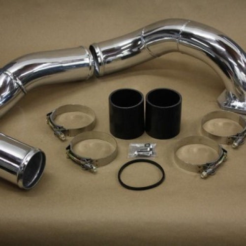 6.4 Coldside Kit 08-10 Ford Super Duty Power Stroke Polished Aluminum