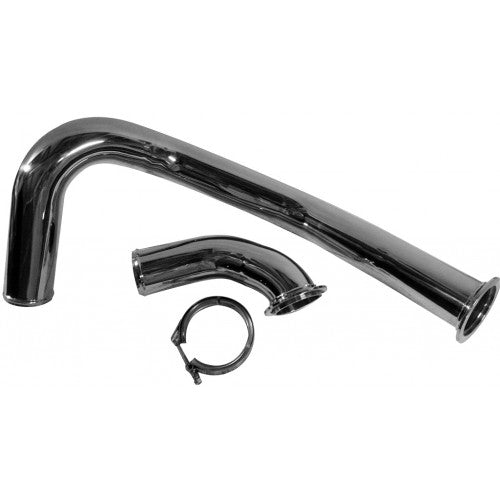 6.4 Hot Pipe 08-10 Ford Super Duty Power Stroke Polished Stainless