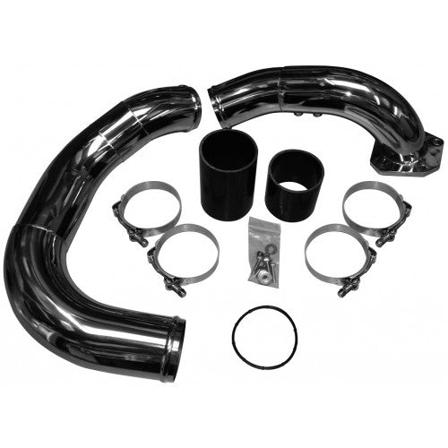 6.4 Coldside Kit 08-10 Ford Super Duty Power Stroke Stainless Raw