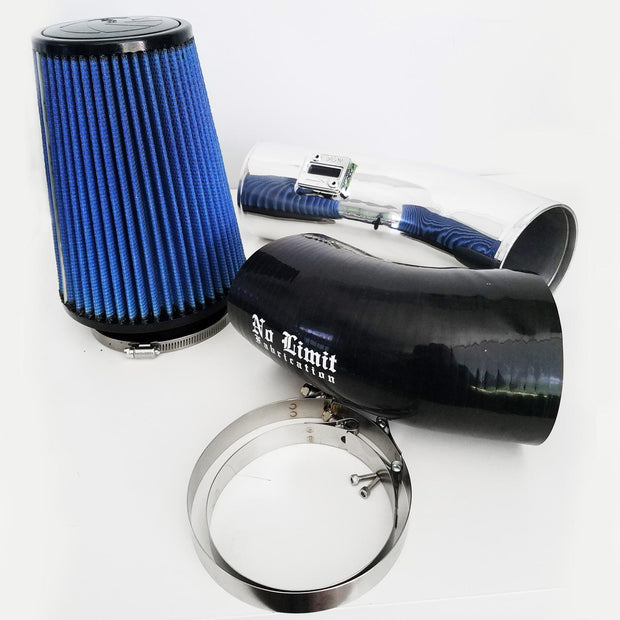 6.7 Cold Air Intake 11-16 Ford Super Duty Power Stroke Polished Oiled Filter Stage 1