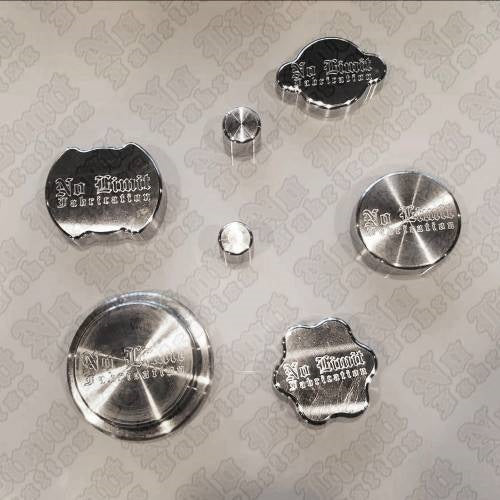 No Limit Complete Cap Set for 2017+ Ford PowerStroke Polished