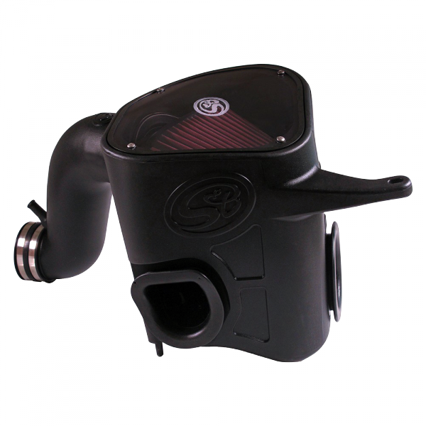 Cold Air Intake For 13-18 Dodge Ram 2500 3500 L6-6.7L Cummins Cotton Cleanable Red S&B