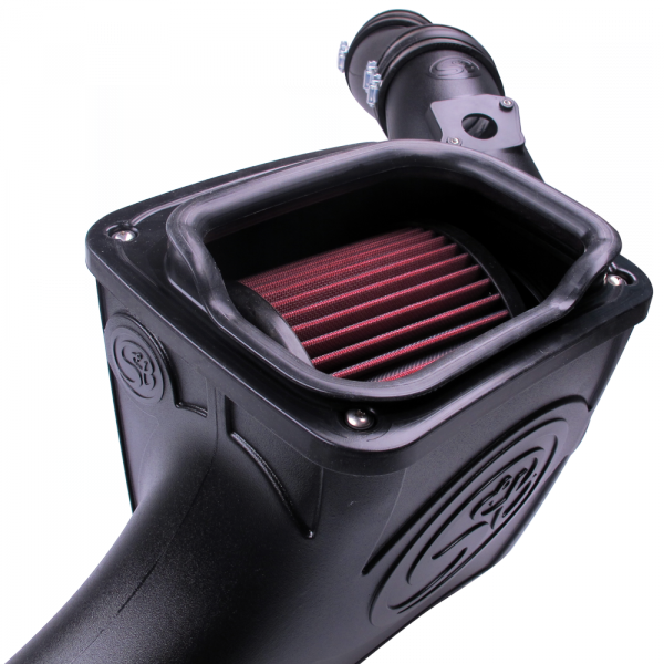 Cold Air Intake For 03-07 Ford F250 F350 F450 F550 V8-6.0L Powerstroke Cotton Cleanable Red S&B