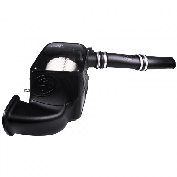 Cold Air Intake For 14-18 Dodge Ram 1500 3.0L EcoDiesel V6 Dry Extendable White S&B