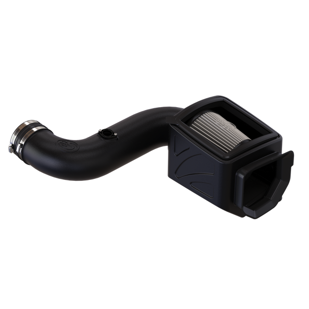 Cold Air Intake For 06-07 Chevrolet Silverado GMC Sierra V8-6.6L LLY-LBZ Duramax Dry Extendable White S&B