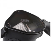 Cold Air Intake For 10-12 Dodge Ram 2500 3500 6.7L Cummins Dry Extendable White S&B