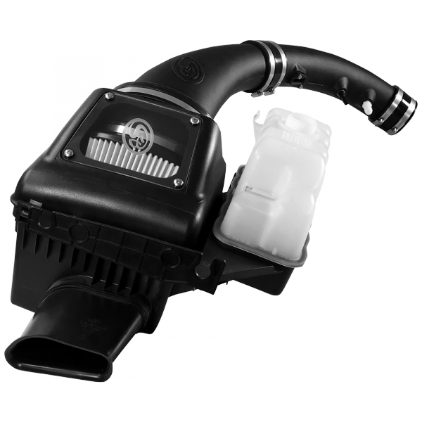 Cold Air Intake For 11-16 Ford F250, F350 V8-6.2L Dry Dry Extendable White S&B
