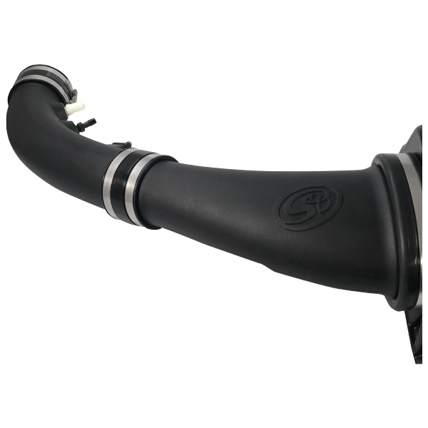 Cold Air Intake For 11-16 Ford F250, F350 V8-6.2L Oiled Cotton Cleanable Red S&B