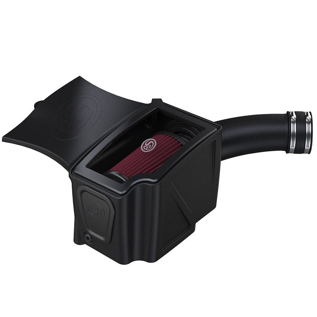 Cold Air Intake For 94-97 Ford F250 F350 V8-7.3L Powerstroke Cotton Cleanable Red S&B