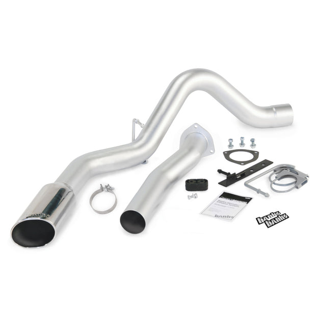 Banks Power 07-10 Chevy 6.6L LMM ECSB-CCLB Monster Exhaust System - SS Single Exhaust w/ Chrome Tip