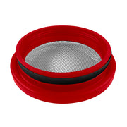 Turbo Screen 5.0 Inch Red Stainless Steel Mesh W/Stainless Steel ClampS&B