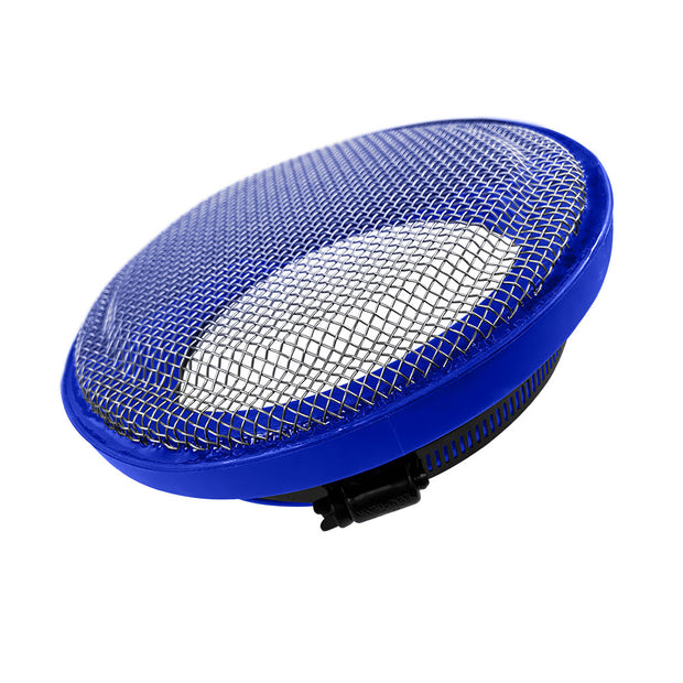 Turbo Screen 6.0 Inch Blue Stainless Steel Mesh W/Stainless Steel Clamp S&B