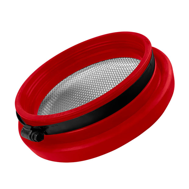 Turbo Screen Guard With Velocity Stack - 3.50 Inch (Red) S&B