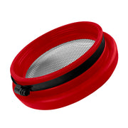 Turbo Screen Guard With Velocity Stack - 4.50 Inch (Red) S&B