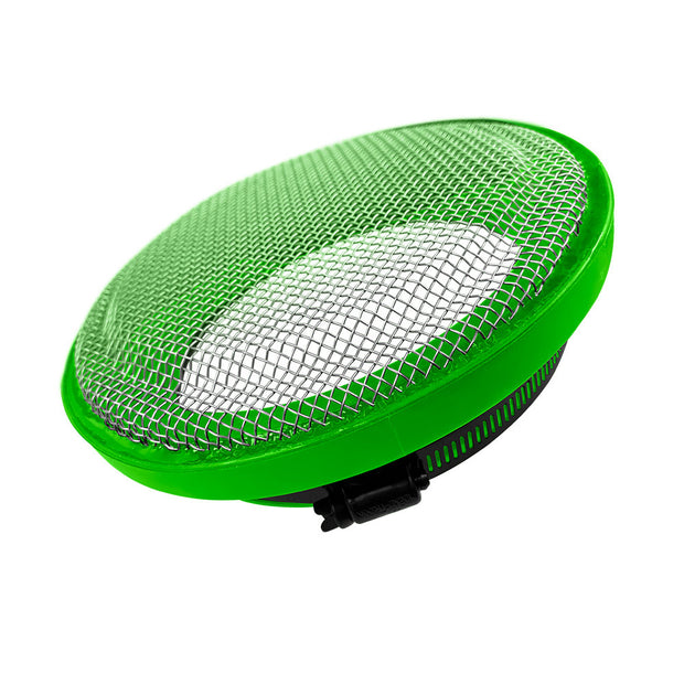 Turbo Screen Guard With Velocity Stack - 4.50 Inch (Green) S&B