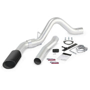 Banks Power 15 Chevy 6.6L LML ECLB/CCSB/CCLB Monster Exhaust System - SS Single Exhaust w/ Black Tip