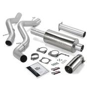 Banks Power 02-05 Chevy 6.6L SCLB Monster Exhaust System - SS Single Exhaust w/ Chrome Tip