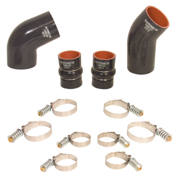 BD Diesel Intercooler Hose & Clamp Kit - 2004.5-2005 Chevy LLY Duramax