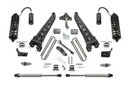 Fabtech 11-16 Ford F250/350 4WD Diesel 4in Radius Arm System w/DL 4.0 Coilover & Rear DL 2.25 Shocks