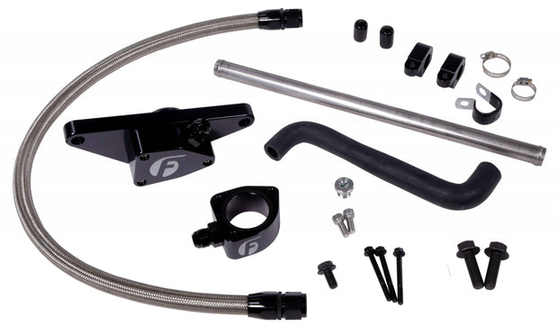 Cummins Coolant Bypass Kit 003-05 Auto Trans with Stainless Steel Braided Line