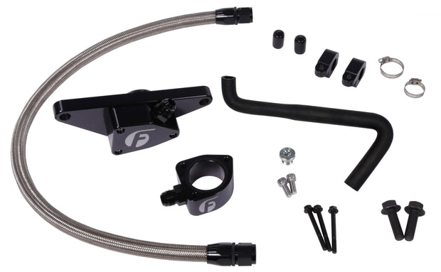 Cummins Coolant Bypass Kit 06-07 Auto Trans with Stainless Steel Braided Line