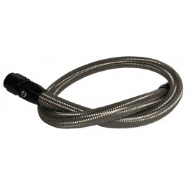 39.50 Inch 12 Valve Cummins Coolant Bypass Hose Stainless Steel Braided