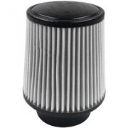 Air Filter For Intake Kits 75-5008 Dry Cotton Cleanable White S&B