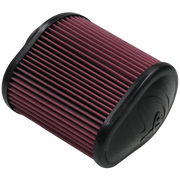 Air Filter For Intake Kits 75-5104,75-5053 Oiled Cotton Cleanable Red S&B