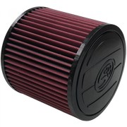 Air Filter For Intake Kits 75-5061,75-5059 Oiled Cotton Cleanable Red S&B