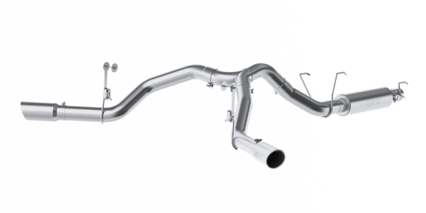 4 Inch Cat Back Exhaust System For 14-Up RAM 2500 6.4L Dual Split Side Exit T409 Stainless Steel MBRP