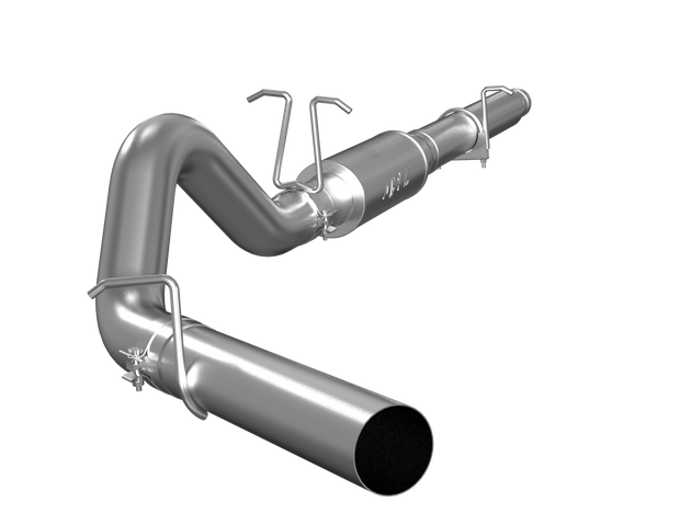 Cat Back Exhaust System 4 Inch Single Side Exit No Tip Included Aluminized Steel For 99-04 Ford F-250/350 V-10 MBRP