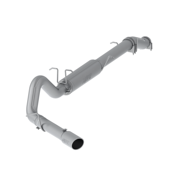 4 Inch Cat Back Exhaust System Single Side Stock Cat Exit Aluminized Steel For 03-07 Ford F-250/350 6.0L Extended Cab/Crew Cab MBRP