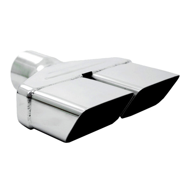 Exhaust Tip 8 x 2 1/2 Inch ID Rectangle 2 1/2 Inch O.D. Inlet 8 1/4 Inch Length T304 Stainless Steel MBRP