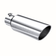 Exhaust Tip 6 Inch O.D. Rolled End 4 Inch Inlet 18 Inch Length T304 Stainless Steel MBRP