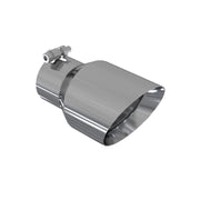 Exhaust Tip 4.5 Inch O.D. Dual Wall Angled 3 Inch Inlet 7.7 Inch Length T304 Stainless Steel MBRP