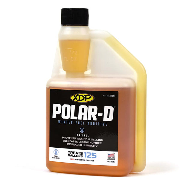 Diesel Fuel Additive Polar-D Winter Formula All Diesel Engines 16 Oz Bottle Treats 125 Gallons XDP
