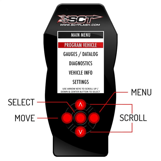 SCT Ford Cars & Trucks (Gas & Diesel) X4 Power Flash Programmer EO Certified