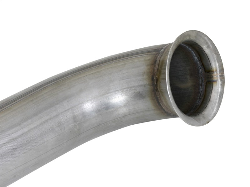 aFe ATLAS 4in Steel Down-Pipe 94-97 Ford Diesel Trucks V8