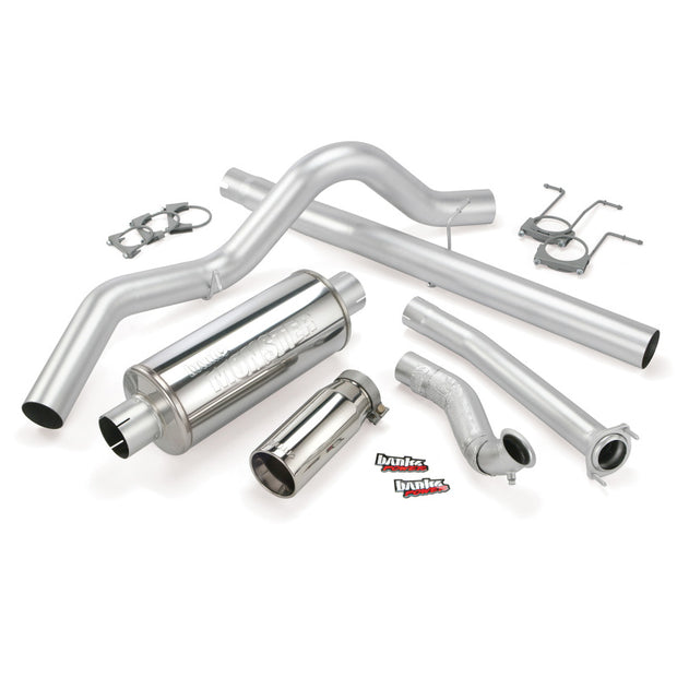Banks Power 94-97 Ford 7.3L ECLB Monster Exhaust System - SS Single Exhaust w/ Chrome Tip
