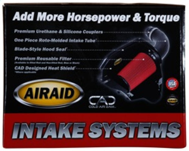 Airaid 99-03 Ford Power Stroke 7.3L DSL CAD Intake System w/o Tube (Oiled / Red Media)