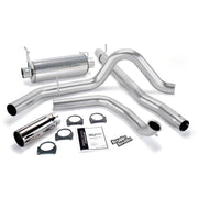 Banks Power 99 Ford 7.3L Truck Cat Monster Exhaust System - SS Single Exhaust w/ Chrome Tip